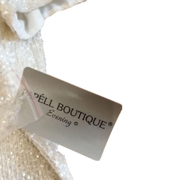 NWT Adrianna Papell Evening Sequin Silk Top - Picture 4 of 8